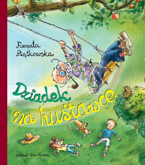 dziadek na huśtawce